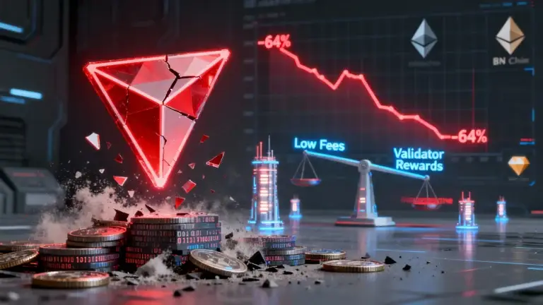 TRON Block Producers See 64% Revenue Plunge After Fee Cut