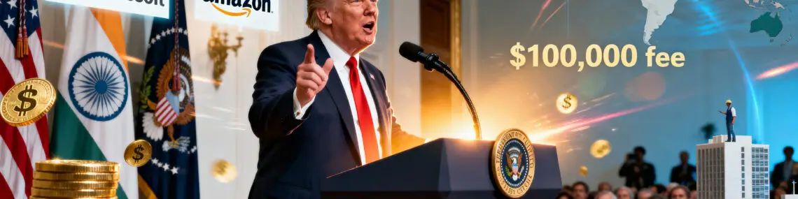 Trump to Impose $100,000 Annual Fee for H-1B Visas in Blow to Tech