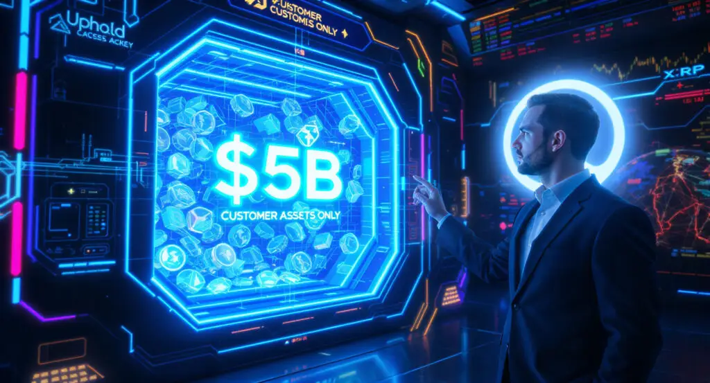 Uphold CEO Confirms $5B XRP Reserves Belong to Customers, Not Exchange