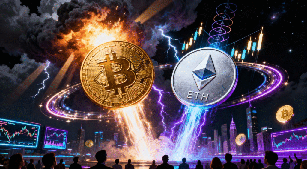 Bitcoin Smashes $116K and Ethereum Nears $6,500 as Crypto Markets Rewrite Financial History Forever