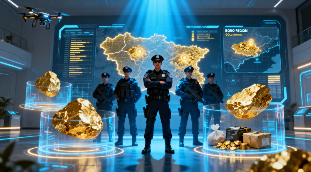 8 Foreigners Arrested for Illegal Gold Trade in Bono