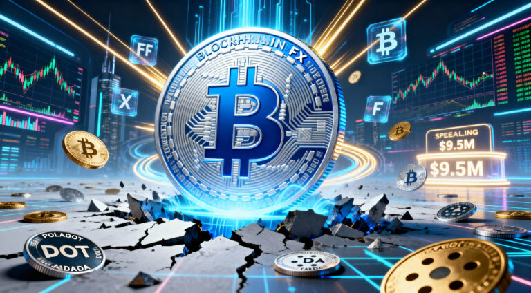BlockchainFX Crosses $9.5M as Polkadot and Cardano Decline