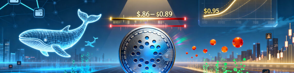 Cardano Targets $0.89 Breakout as Whale and Retail Flows Split