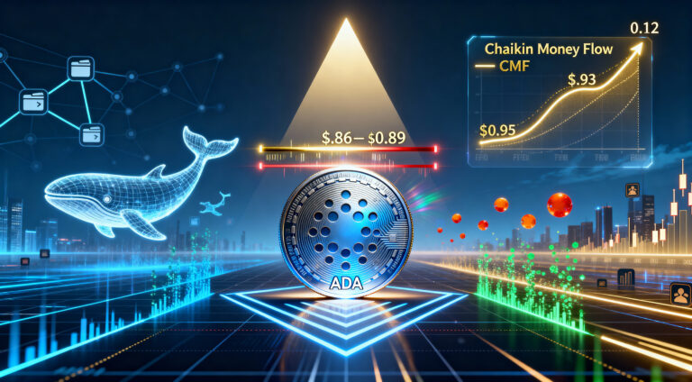 Cardano Targets $0.89 Breakout as Whale and Retail Flows Split
