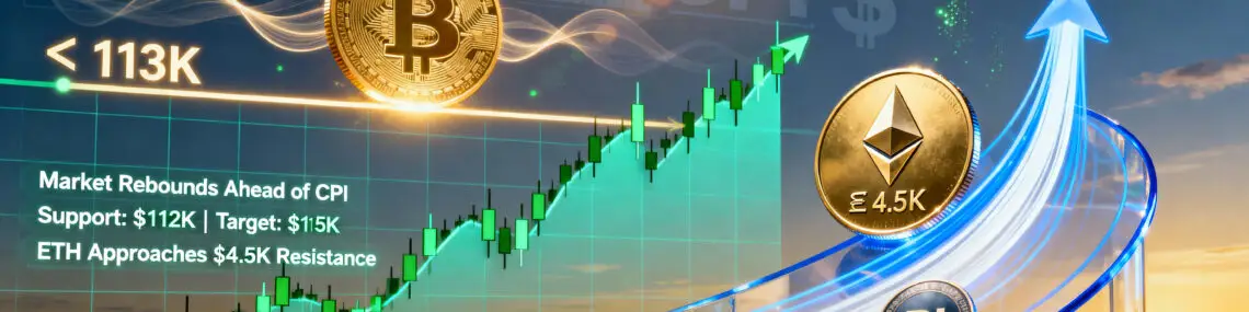 Crypto Market Analysis (October 10, 2025)- Crypto Market Rebounds as Bitcoin and Ethereum Regain Momentum