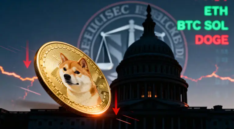Dogecoin Falls as US Shutdown Fears Shake Crypto Market