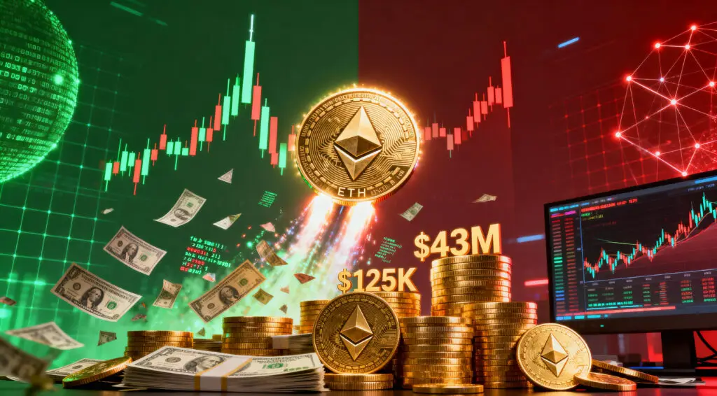 Ethereum Trader Flips $125K Into $43M Profit