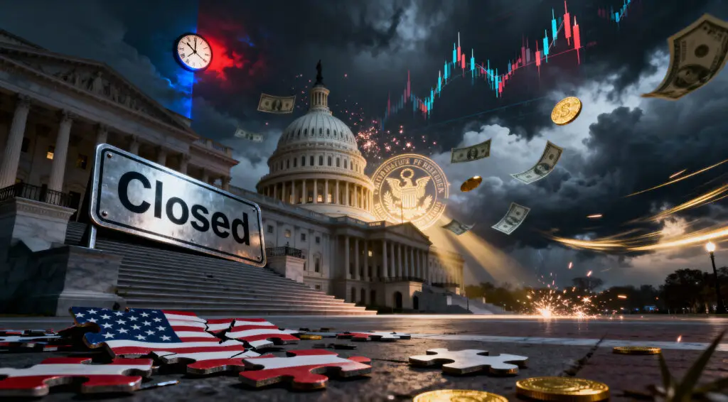 Markets Brace for US Shutdown as Economic Outlook Weakens