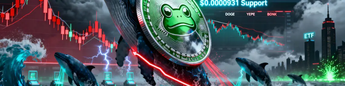 PEPE Price Drops 7% As Whales And Politics Pressure Market
