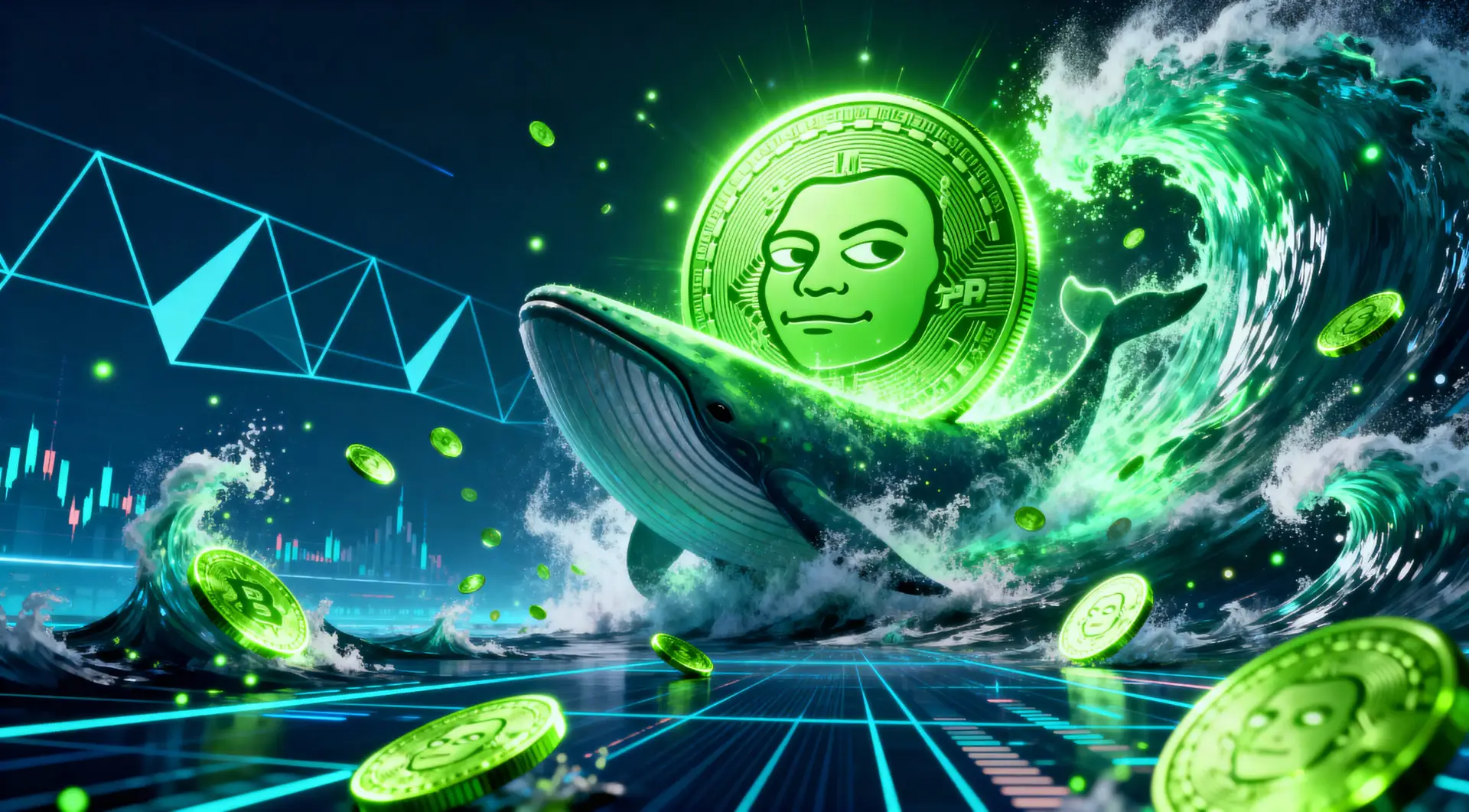 Pepe Coin Faces Triangle Breakout As Whale Activity Surges