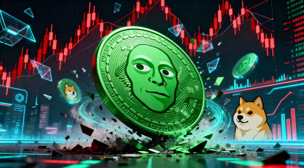 Pepe Price Drops Sharply as Memecoin Market Faces Turmoil