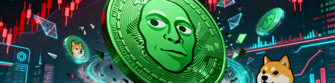 Pepe Price Drops Sharply as Memecoin Market Faces Turmoil