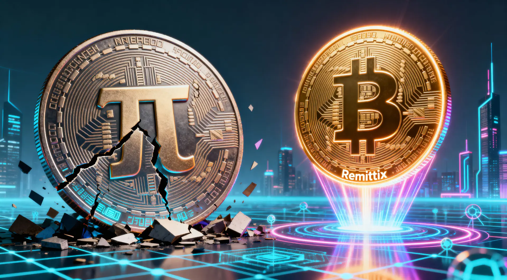 Pi Network Faces Collapse Fears as Remittix Gains Trust