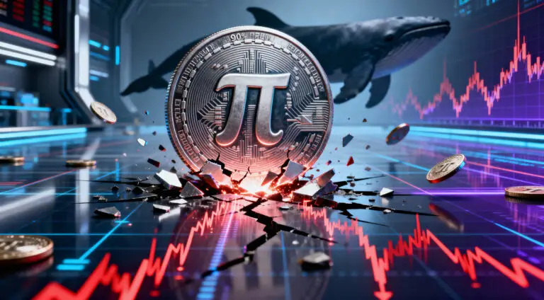 Pi Network Price Plunges 90% As Whale Halts Major Buying Spree