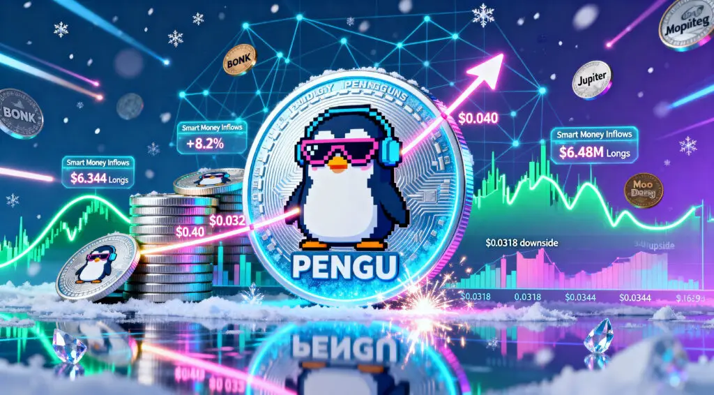 Pudgy Penguins Smart Money Surge Sets $0.040 Price Target