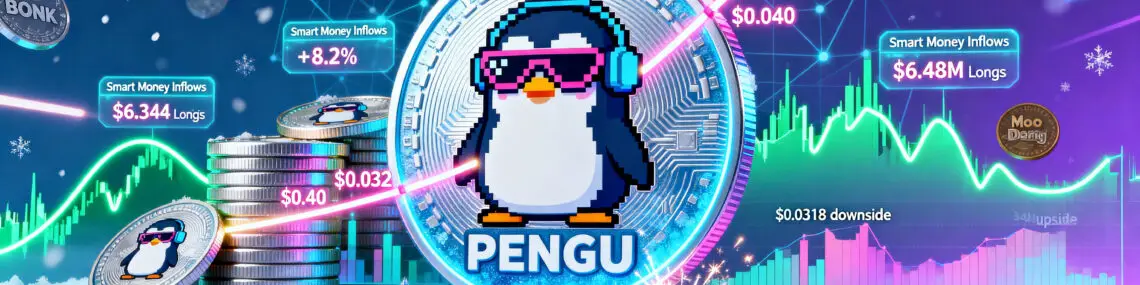 Pudgy Penguins Smart Money Surge Sets $0.040 Price Target