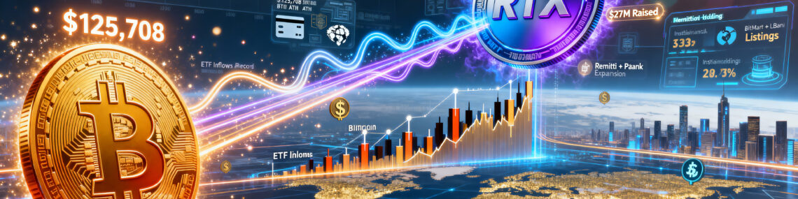 Remittix Eyes 20x Rally as Bitcoin Price Surges to $125,708
