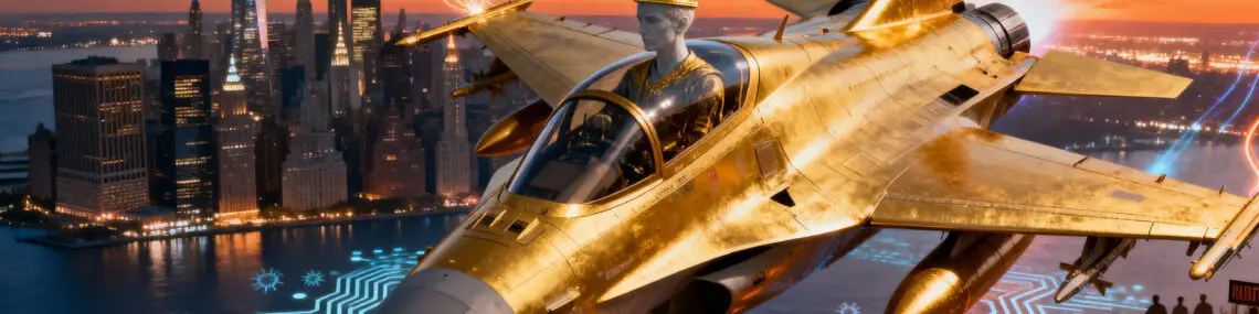 Trump Posts AI Video as ‘King Trump’ Flying Fighter Jet Online