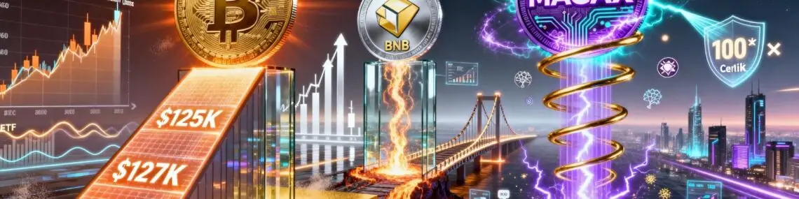 Crypto Rally Heats Up: BTC Eyes $127K, BNB Breaks Records, and MAGAX Presale Offers 10% Bonus