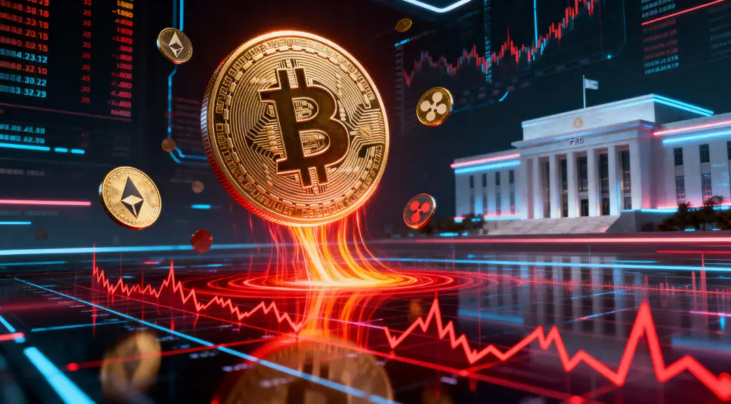 Bitcoin Falls Below $108K As Traders React to Fed Rate Signals