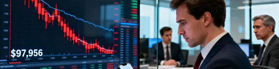 Bitcoin Slides Below $100,000 As Bear Market Deepens In Crypto