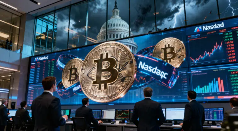 Bitcoin and Nasdaq Move in Tandem Amid Growing Political Unrest