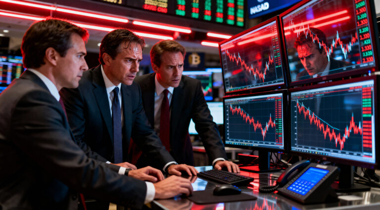 Dow Falls 399 Points as Tech Stocks Slide and Market Volatility Rises