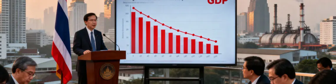 Thai Economy Suffers Steepest Contraction Since 2021 As Growth Fades