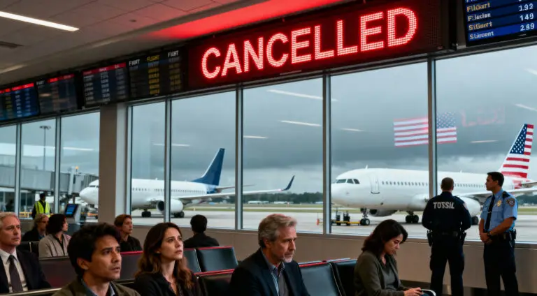 US Airspace Cuts Deepen as Shutdown Hits Economy Harder Than Expected