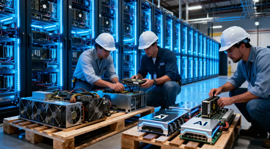 America’s Bitcoin Miners Shift Toward AI as Profit Pressures Intensify