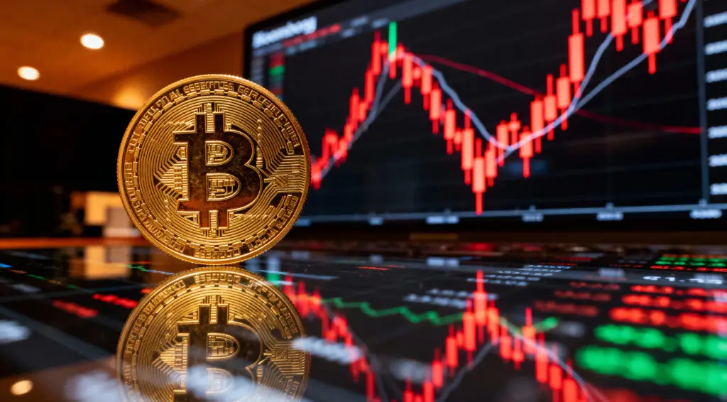 Bitcoin Declines Sharply as Market Volatility Pressures the Wider Crypto Sector