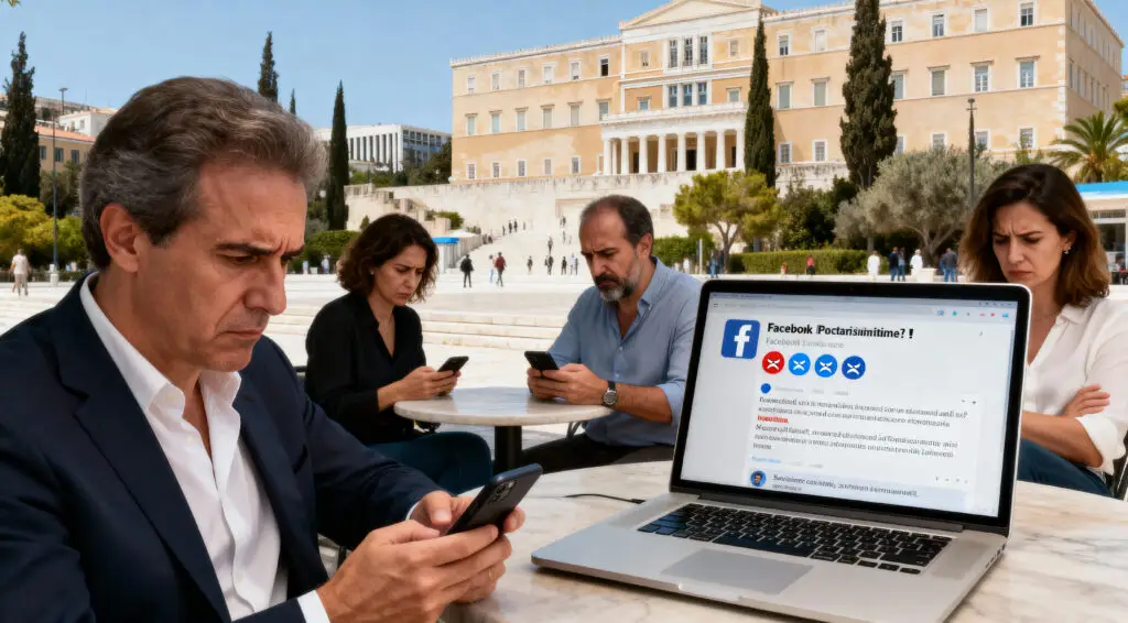 Greek Voters React with Anger to Political Posts on Social Media