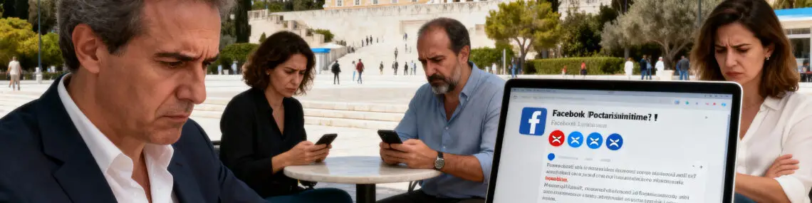 Greek Voters React with Anger to Political Posts on Social Media