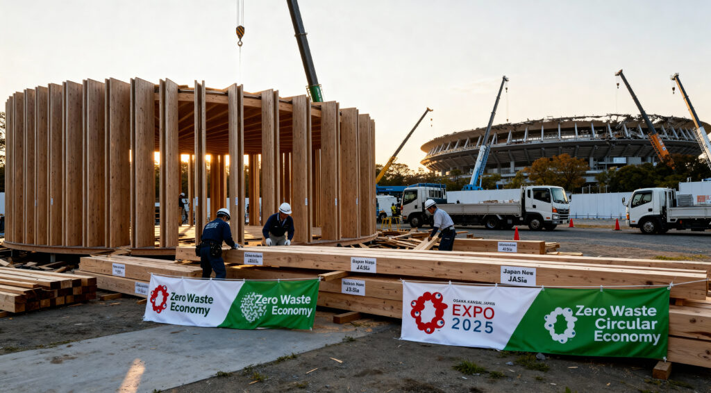 Japan Recycles Osaka Expo Materials to Build a Model for Global Circular Economy