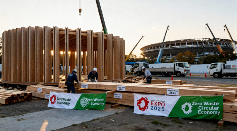 Japan Recycles Osaka Expo Materials to Build a Model for Global Circular Economy