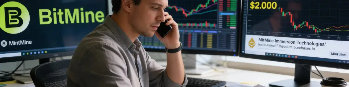 BitMine Doubles Down on Ethereum as Tom Lee Bets on a V-Shaped Recovery